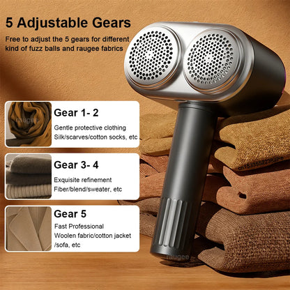 Portable Electric Lint Remover – USB Rechargeable Fabric Hairball Trimmer